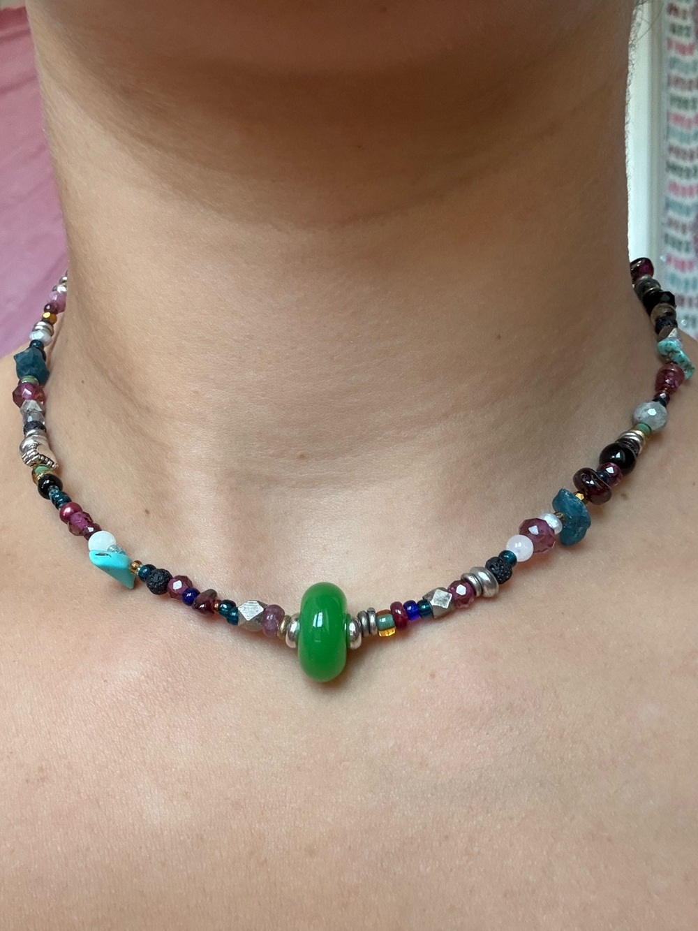 handmade beaded necklace
